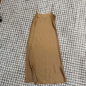 Theory Tan Midi Dress